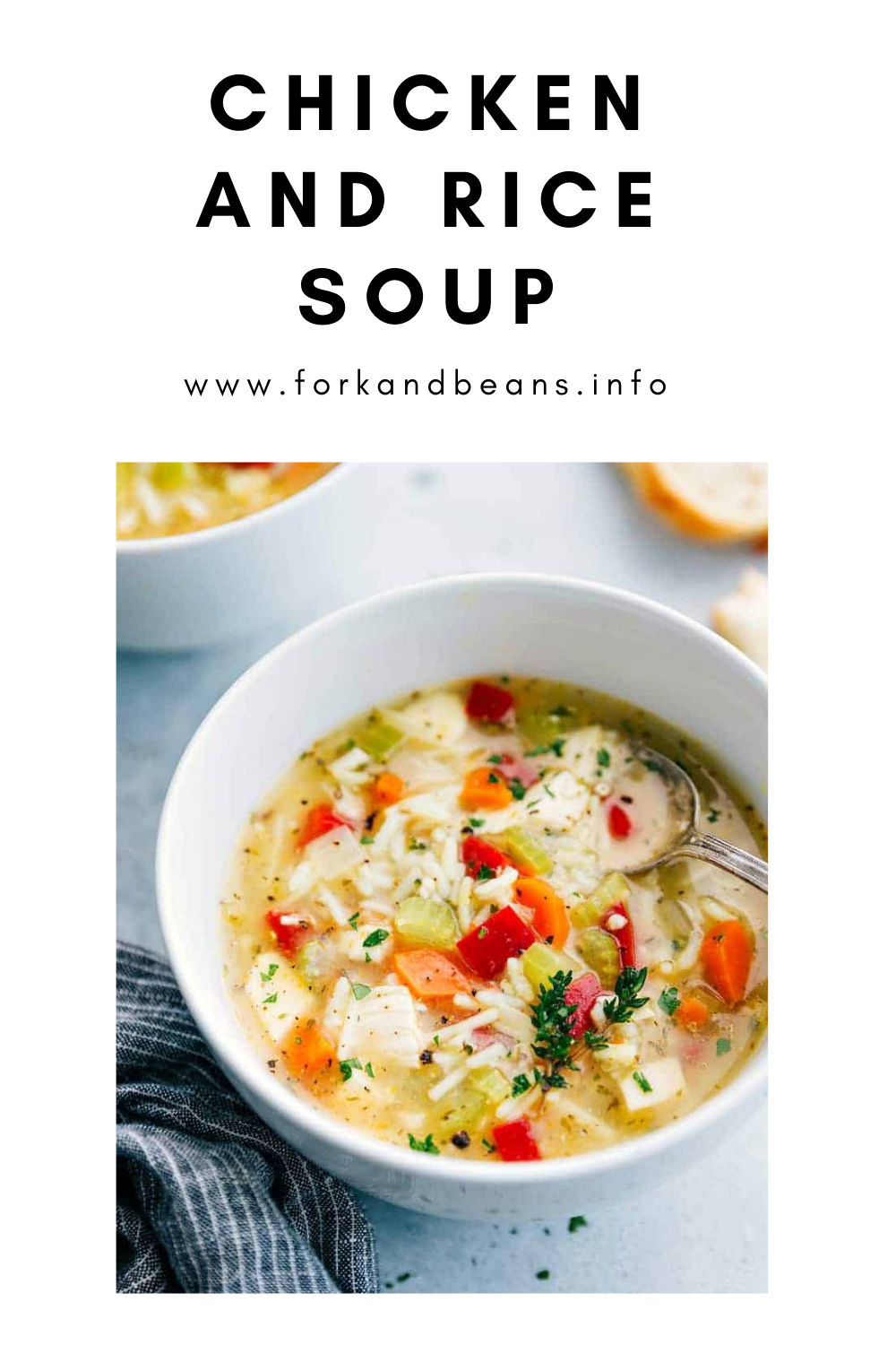 EASY AND QUICK CHICKEN RICE SOUP