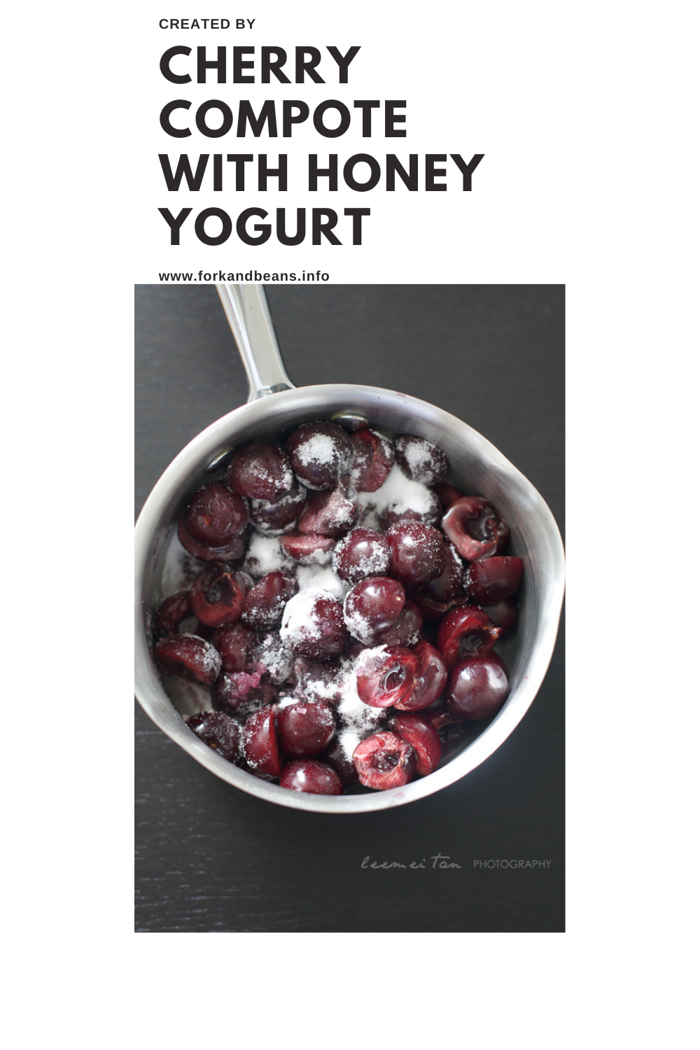 Cheat’s Frozen Yogurt with Cherry Compote