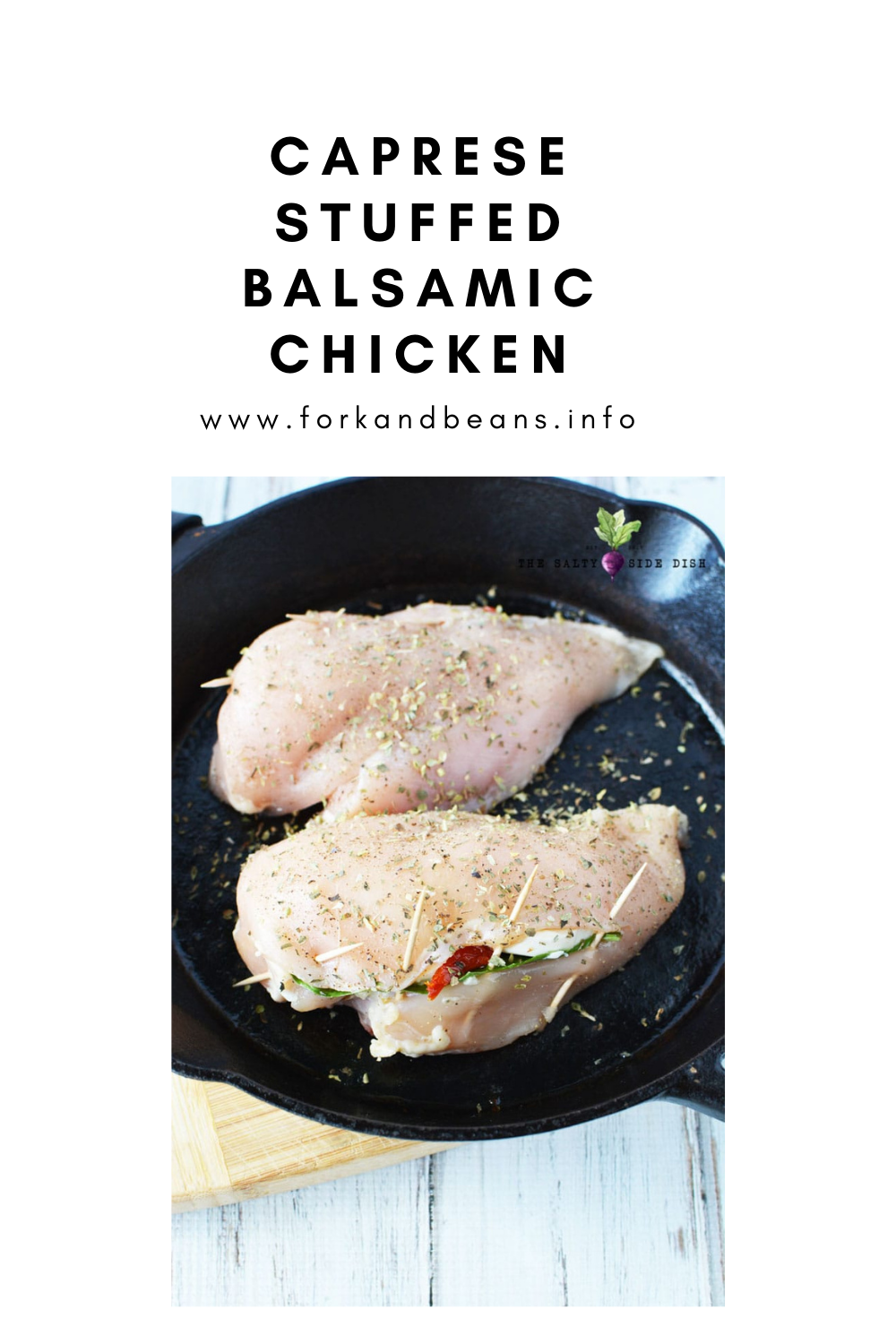 Caprese Stuffed Balsamic Chicken