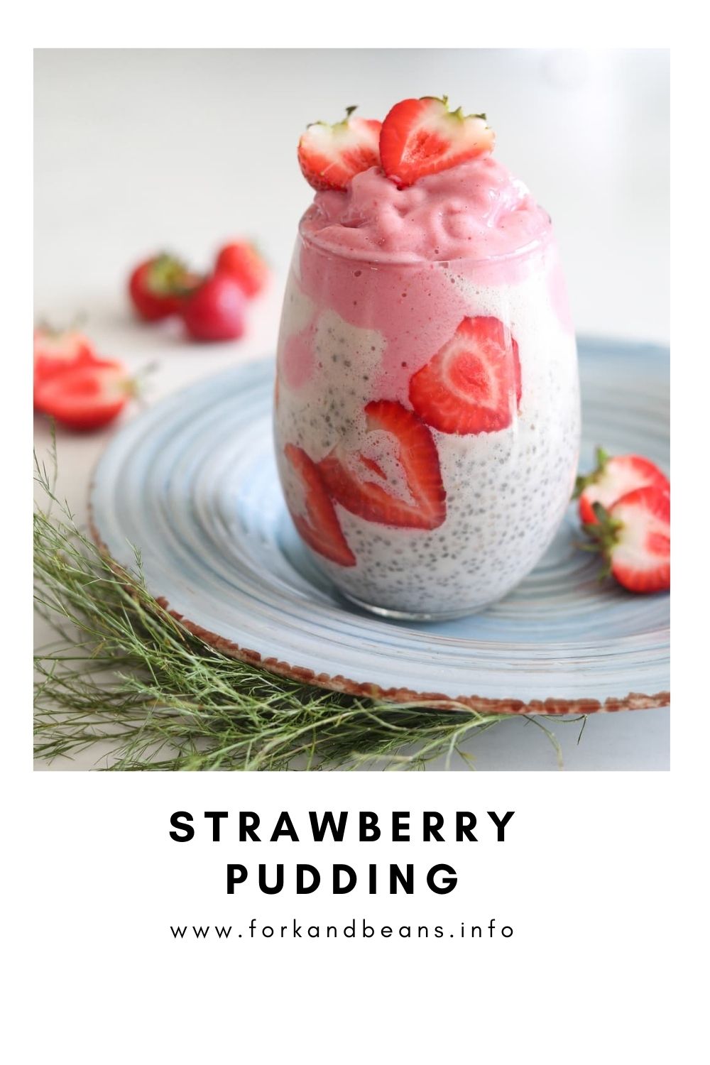 Vegan Chia Pudding With Strawberry Nice Cream | Easy Healthy Recipes
