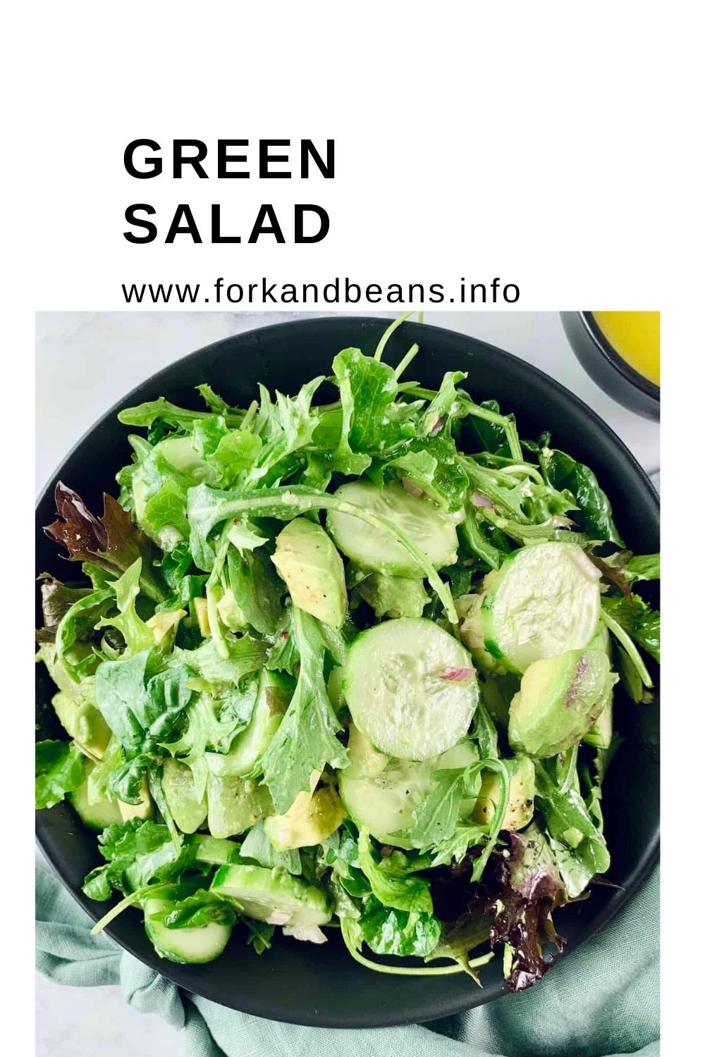 Famous French Green Salad with French Vinaigrette