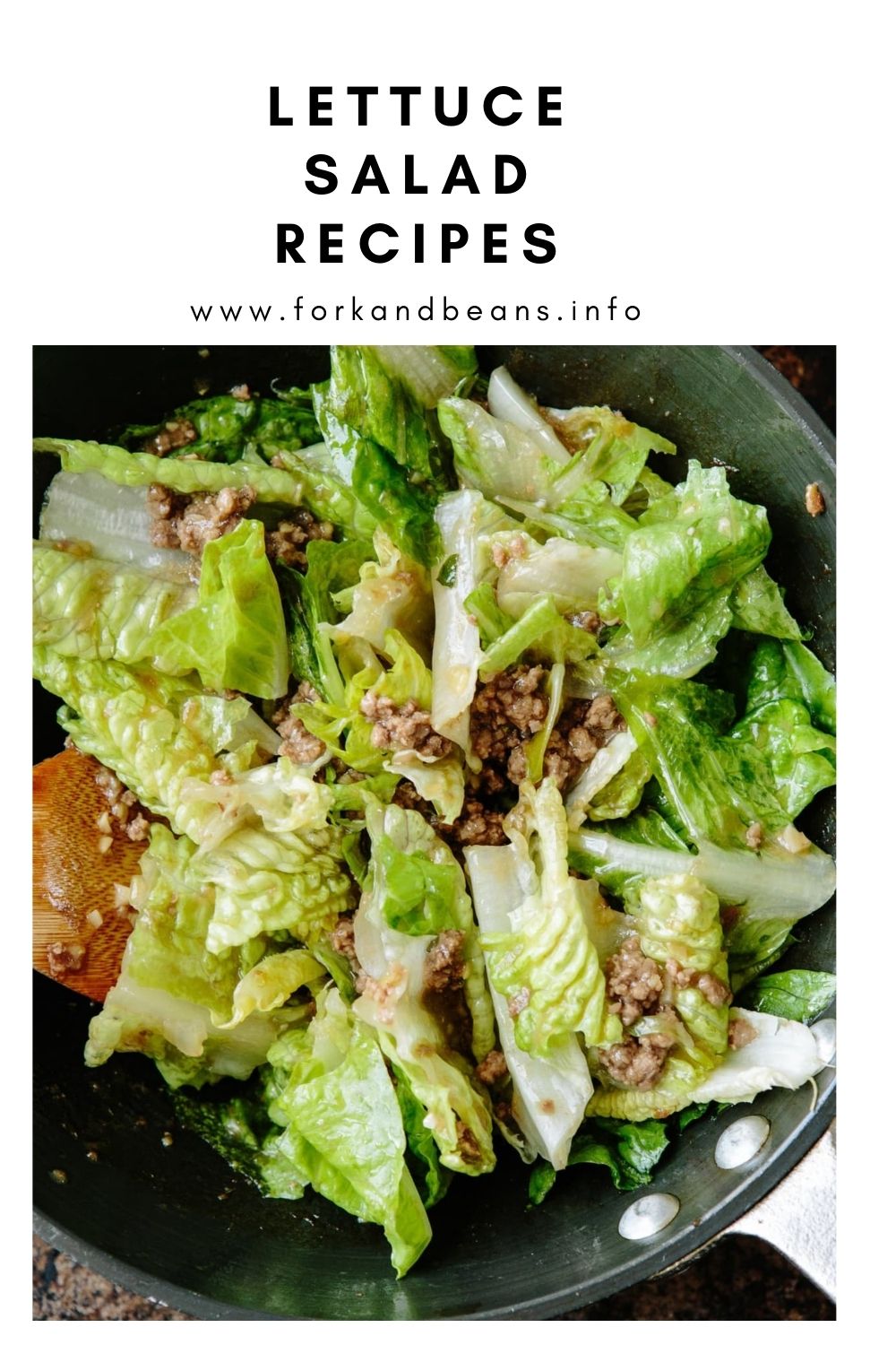 Lettuce Salad with Hot Beef Dressing