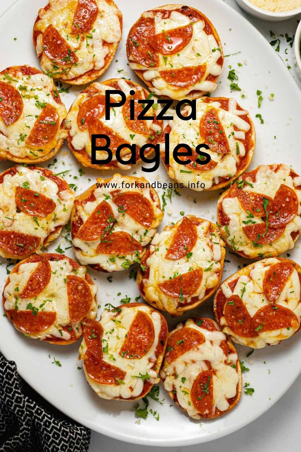 PIZZA BAGEL BITES - ONLY 4 INGREDIENTS!