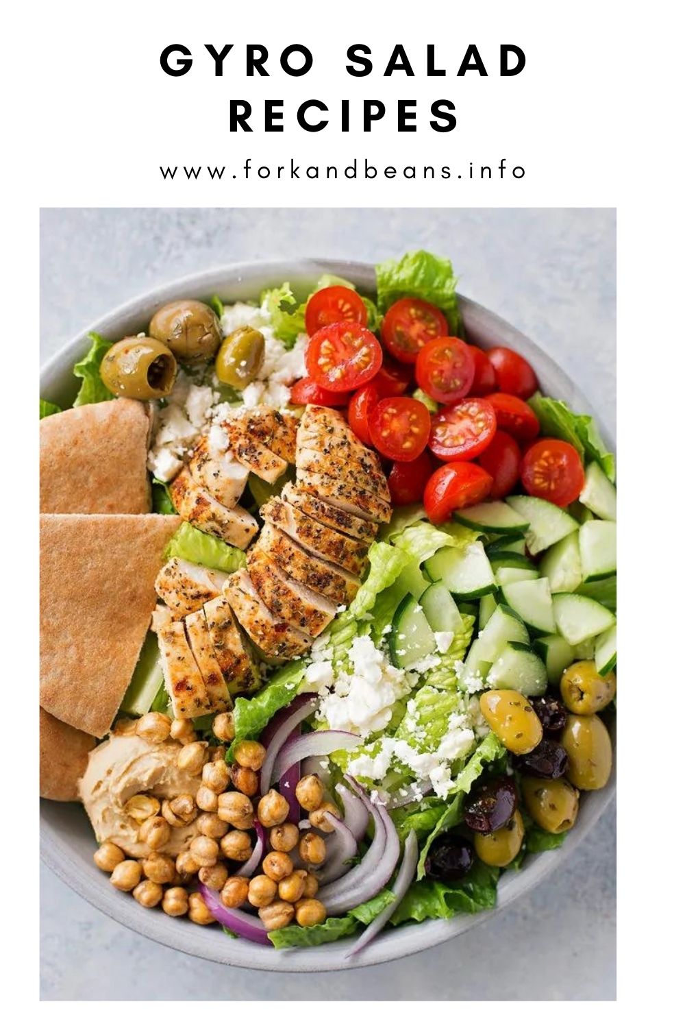 Chicken Gyro Salad Recipe