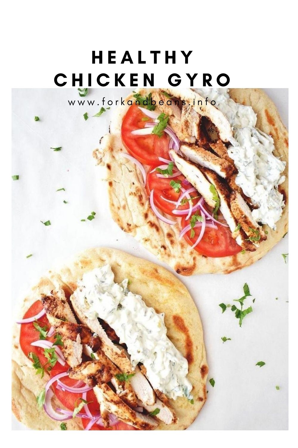 Chicken Gyros Recipe With Tzatziki Sauce