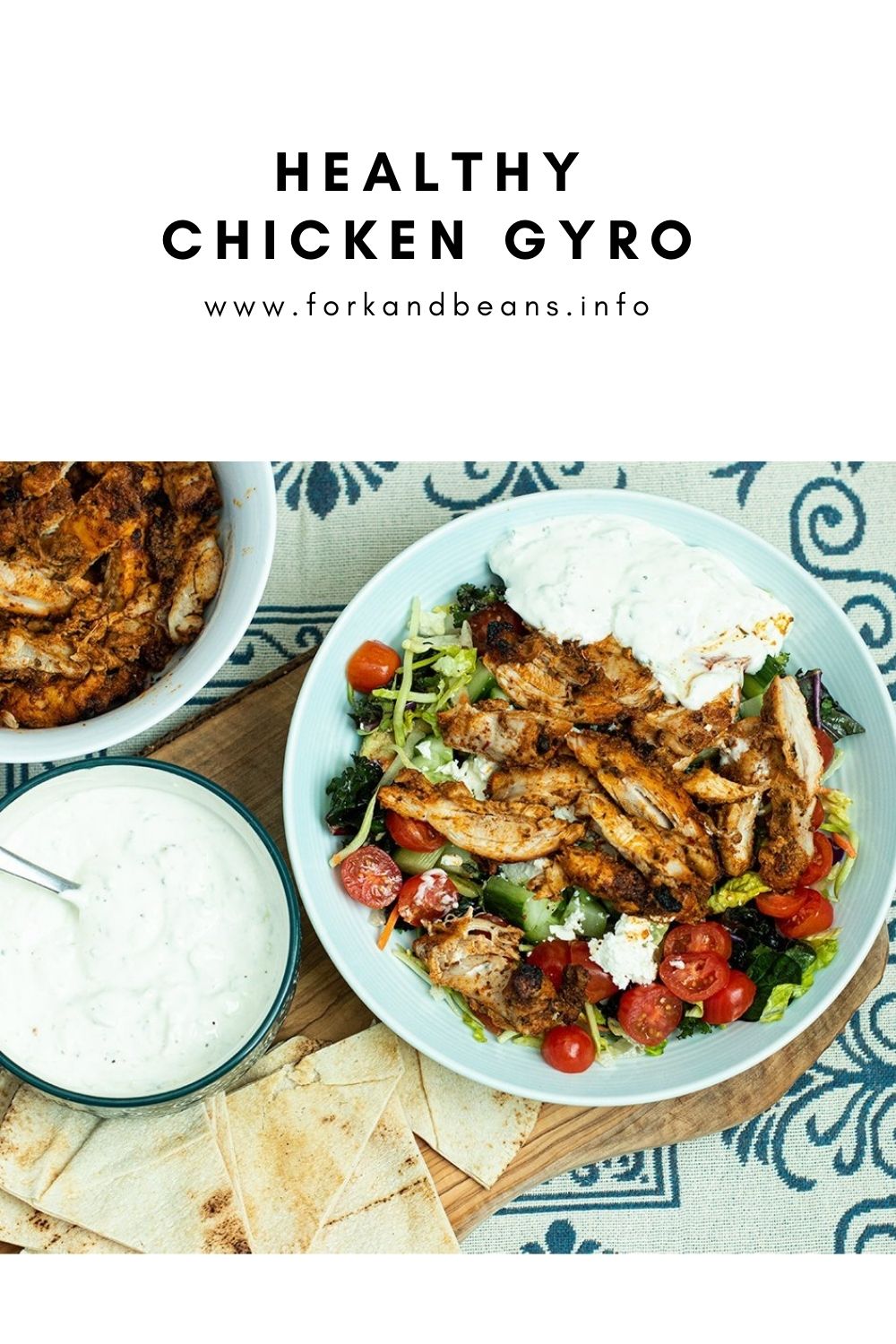 Greek-Style Chicken Gyro Bowl