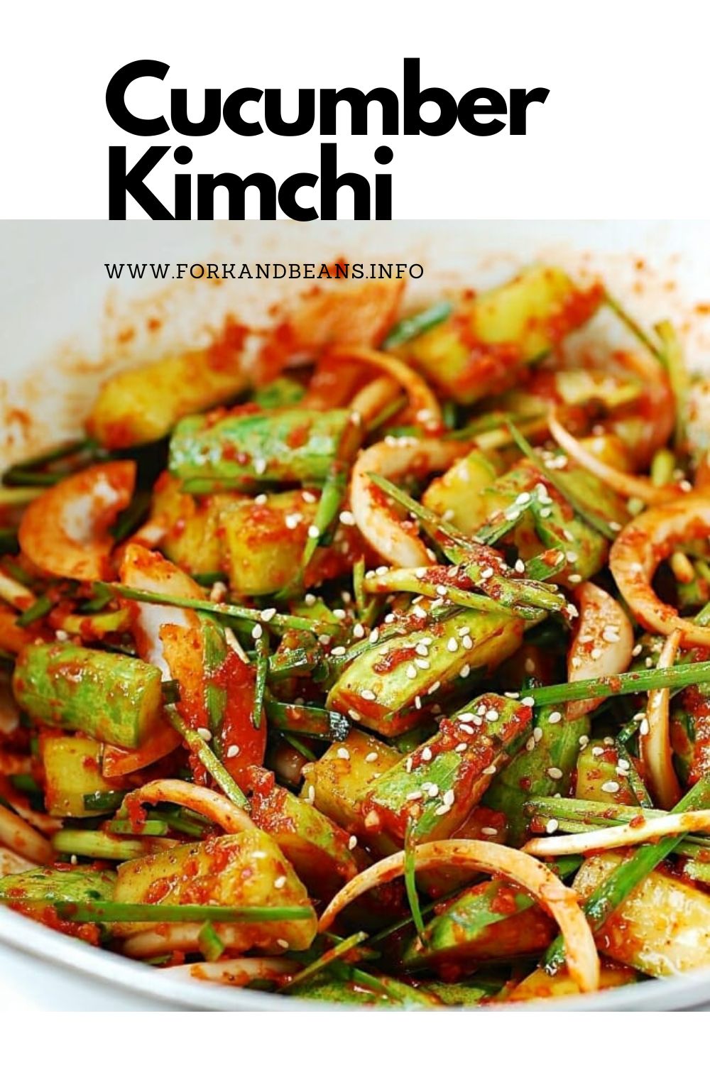 Make kimchi with summer cucumbers