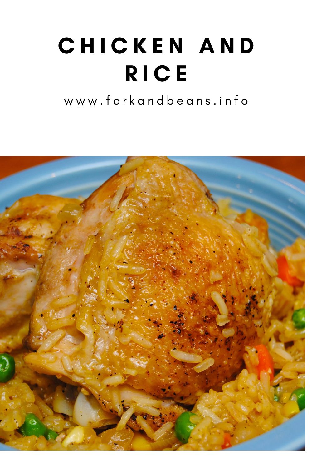One Pot Stovetop Chicken and Yellow Rice