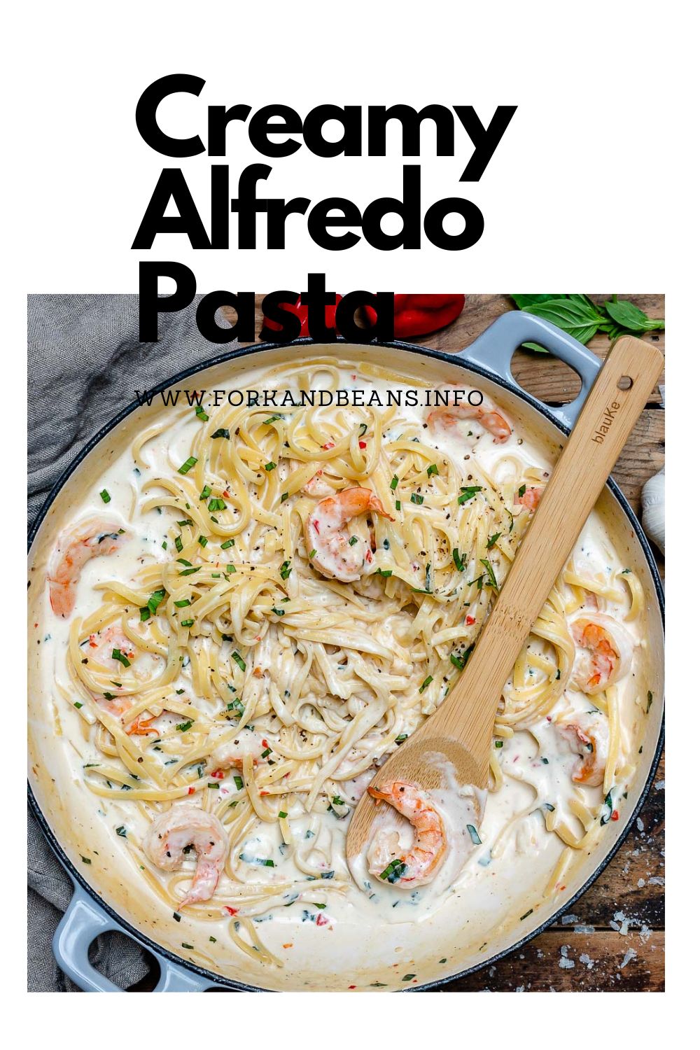 Creamy Shrimp Alfredo Pasta