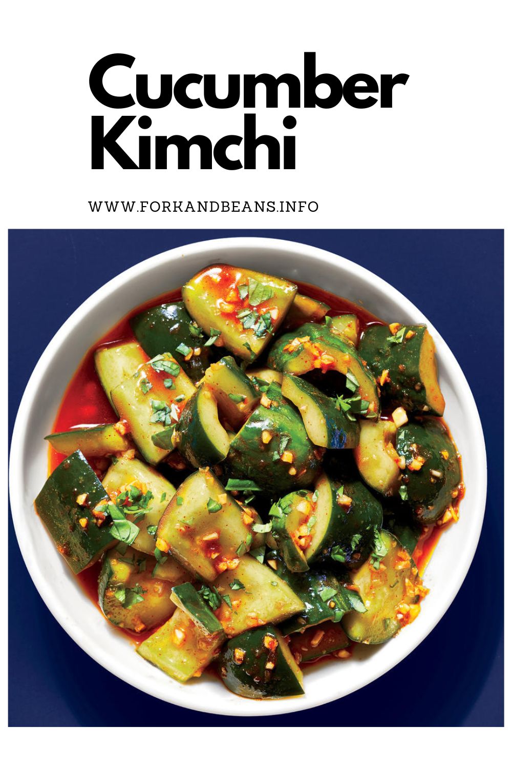 Spicy, Crunchy Cucumber Kimchi