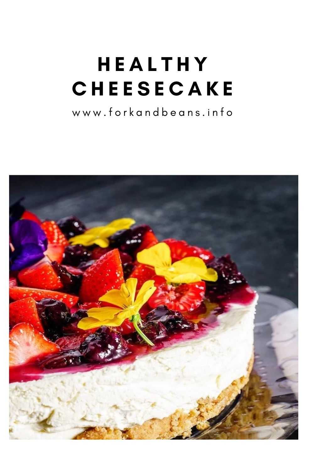 No Bake Vegan Cheesecake: A Healthy Cheesecake Recipe