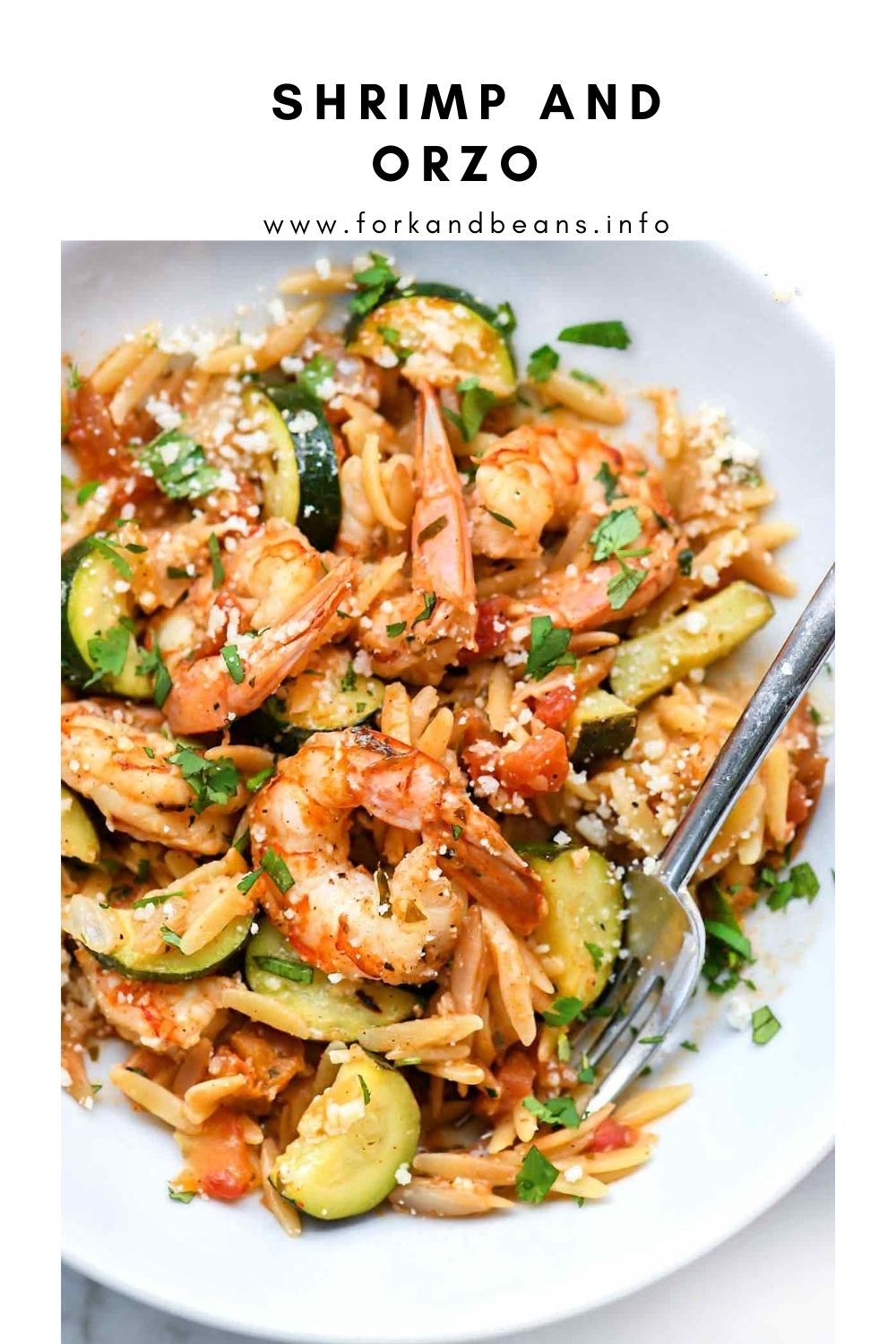 One-Pot Mexican Shrimp with Orzo and Zucchini
