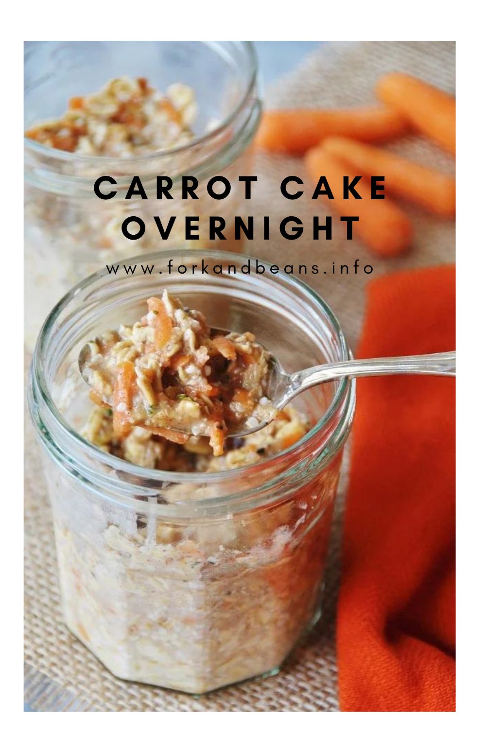 Vegan Carrot Cake Overnight Oats