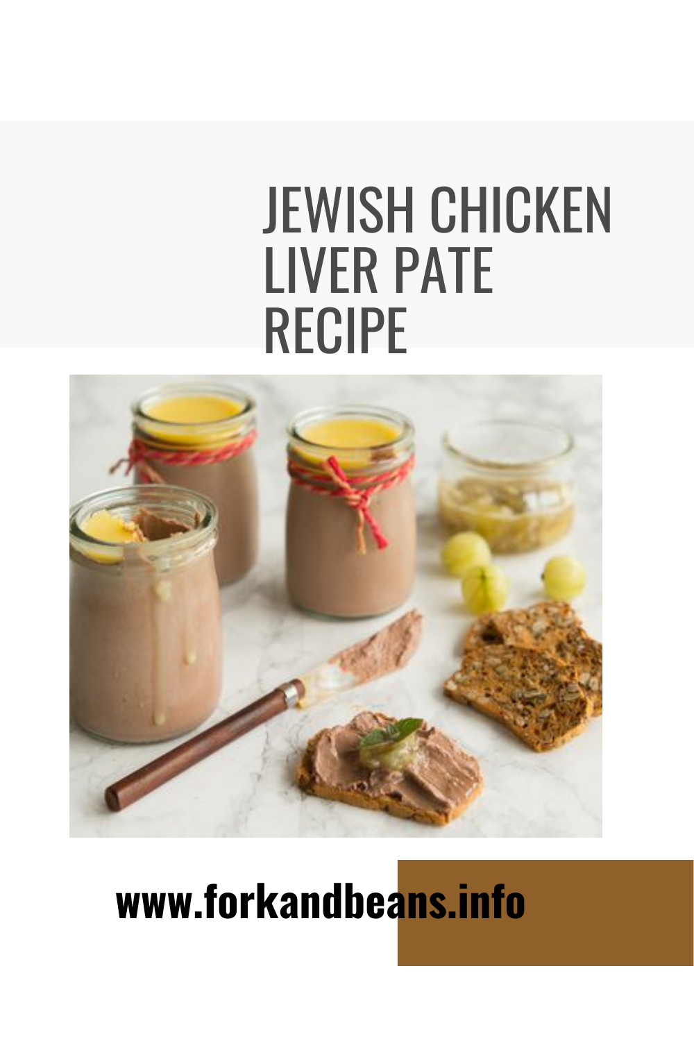 Pâté with Chicken Liver in Jewish Style
