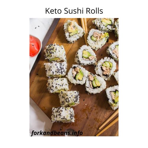 Sushi Rolls with Keto Salmon