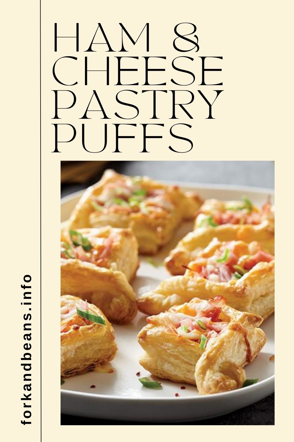 Puff Pastry with Ham and Cheese