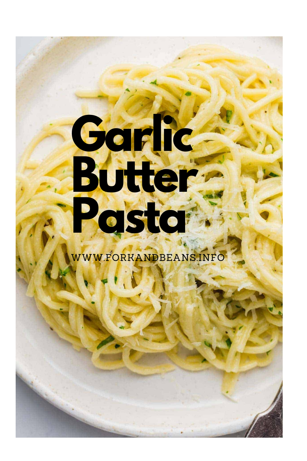 Pasta with garlic butter in 20 minutes
