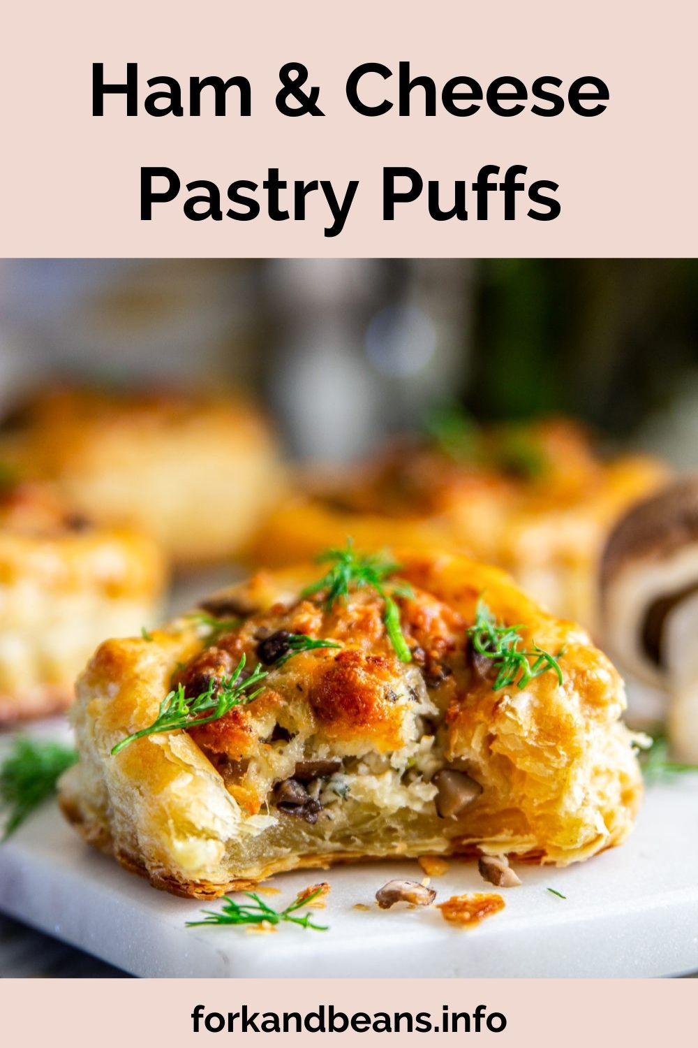 Appetizers: Mushroom Puff Pastry