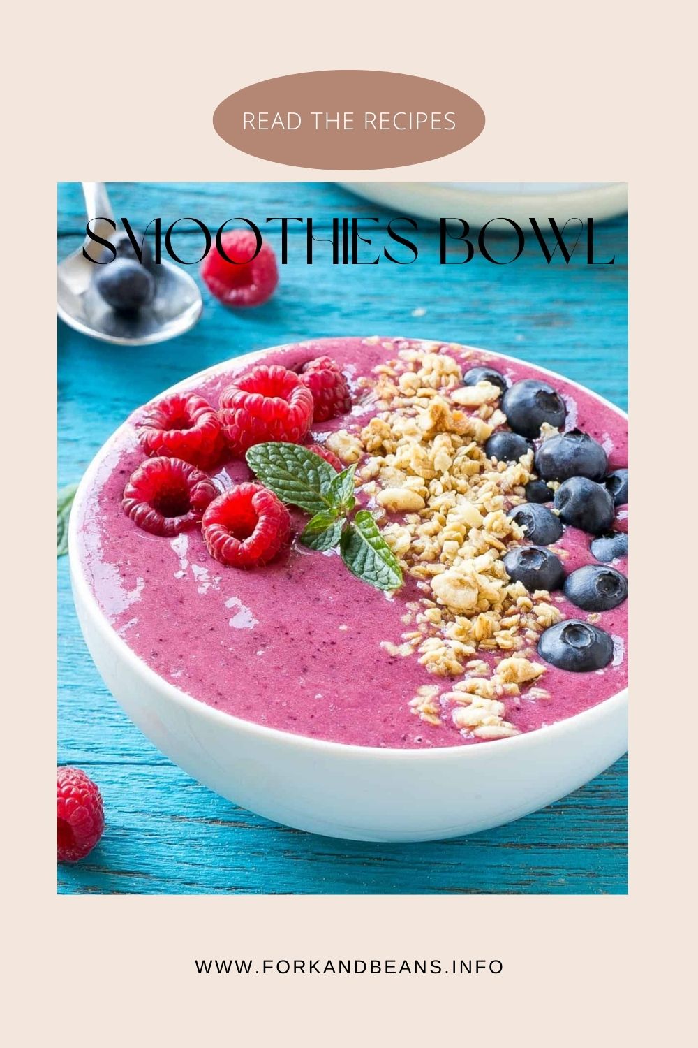 RECIPE FOR TRIPLE BERRY SMOOTHIE BOWLS