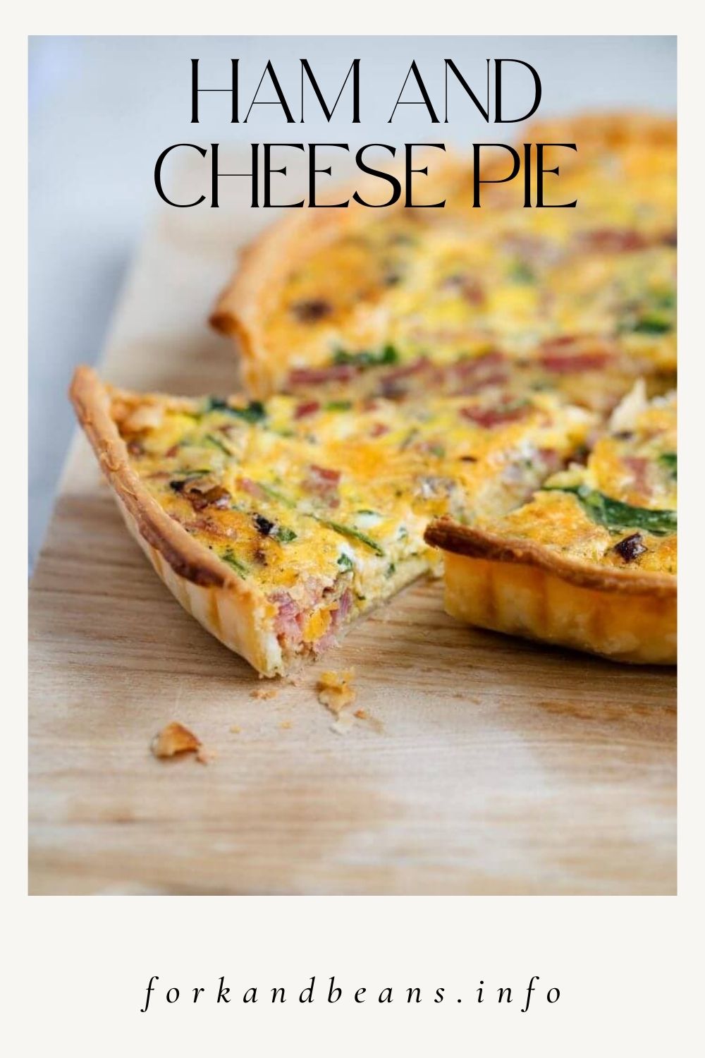How to Make a Quiche with Ham and Cheese