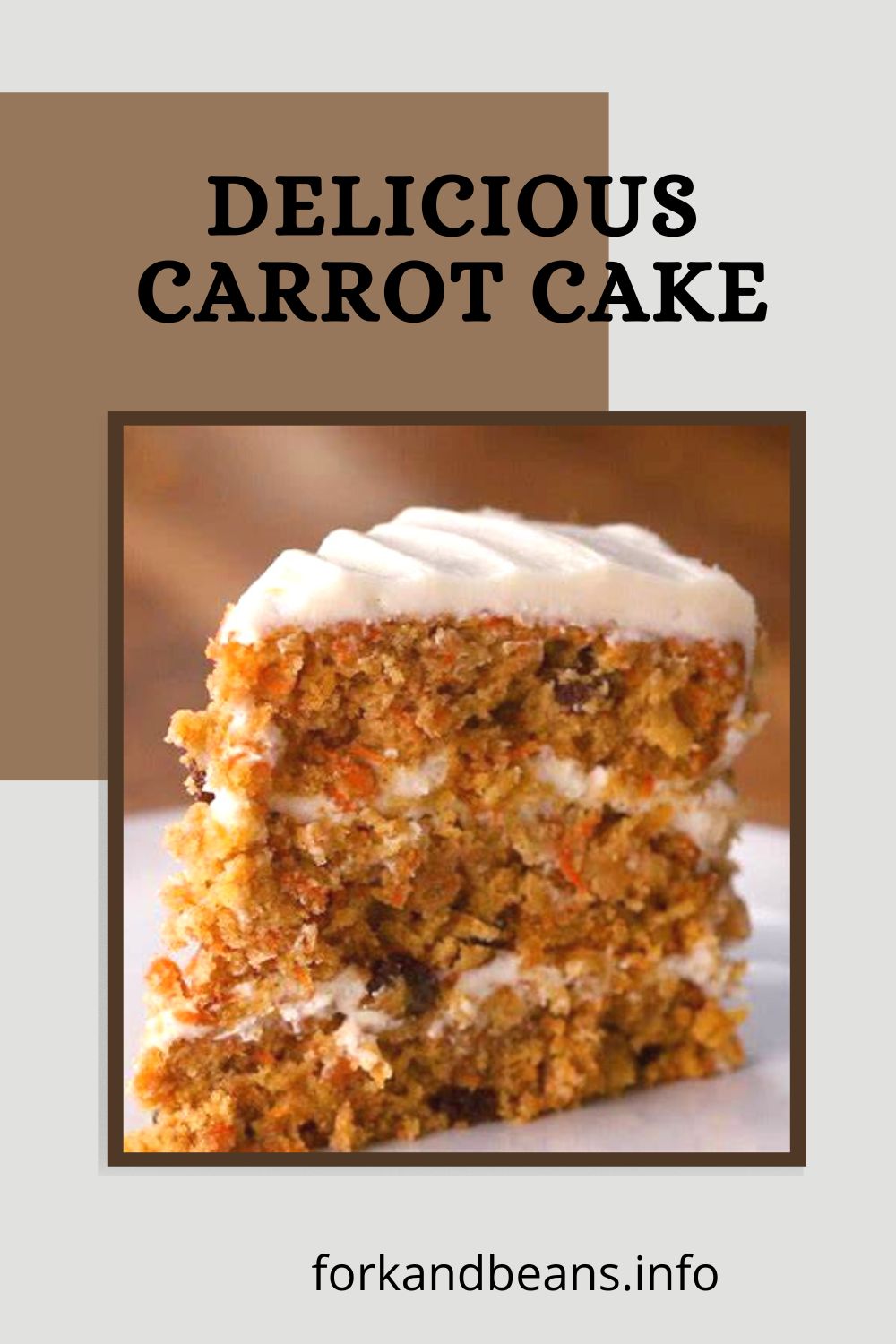 YUMMY CARROT CAKE... The Best!