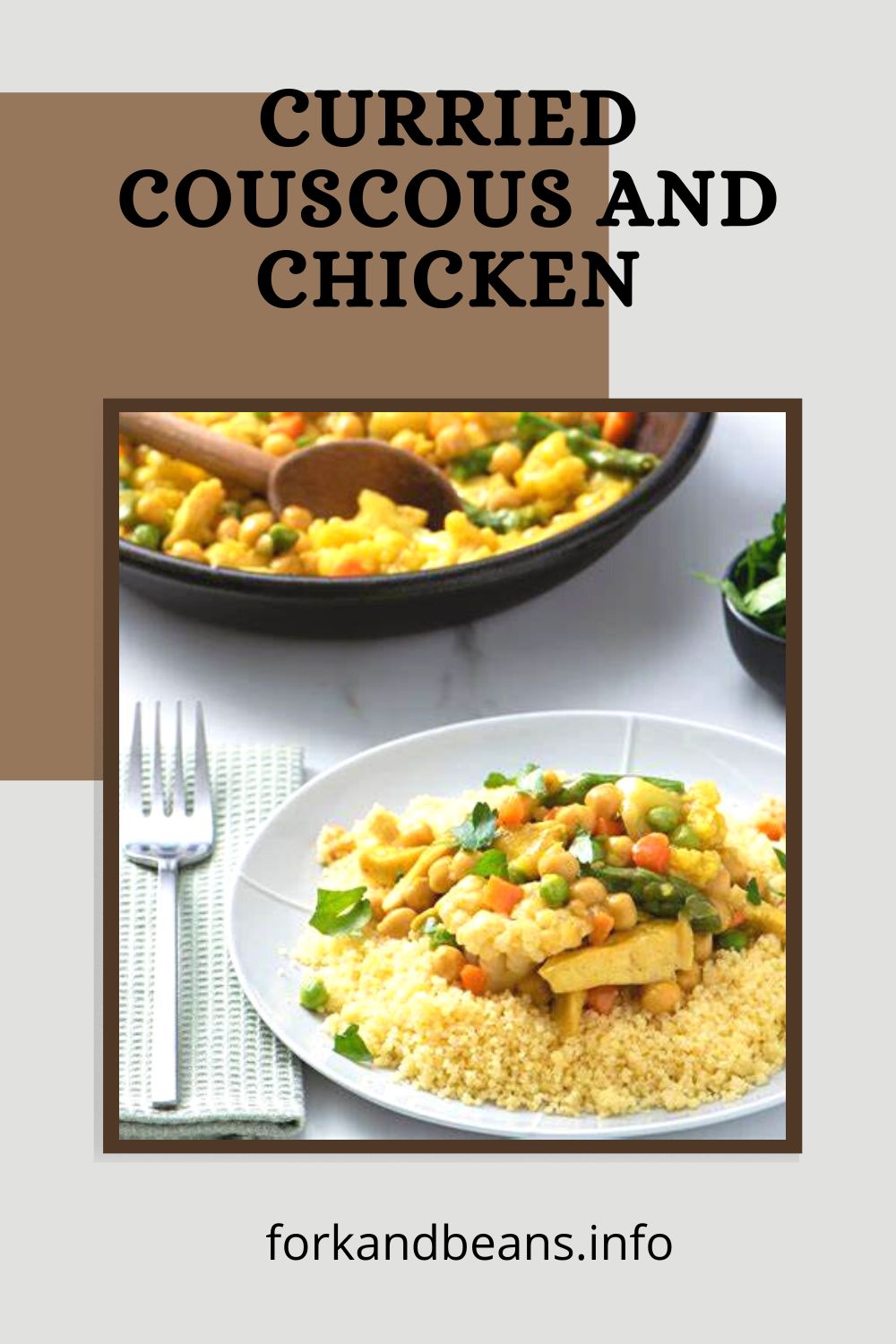 Recipe for Couscous and Curried Chicken