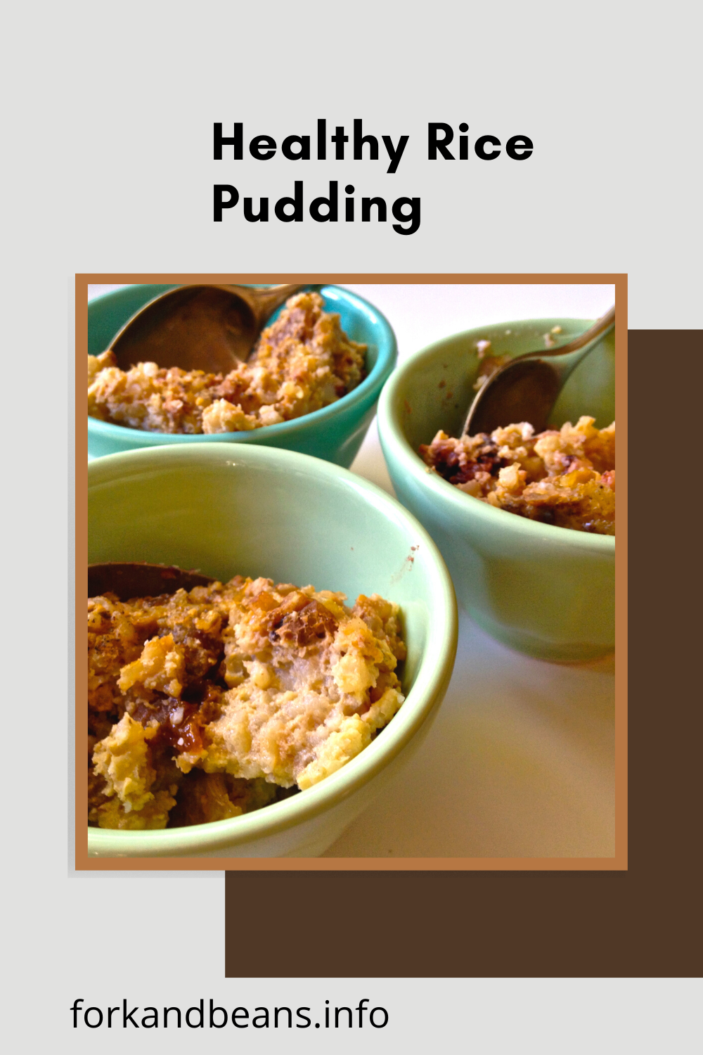 NON-DAIRY HEALTHY BROWN RICE PUDDING