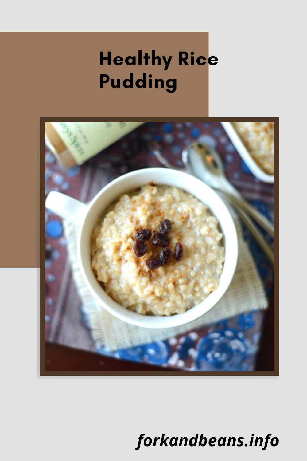 A Simple Vegan Rice Pudding