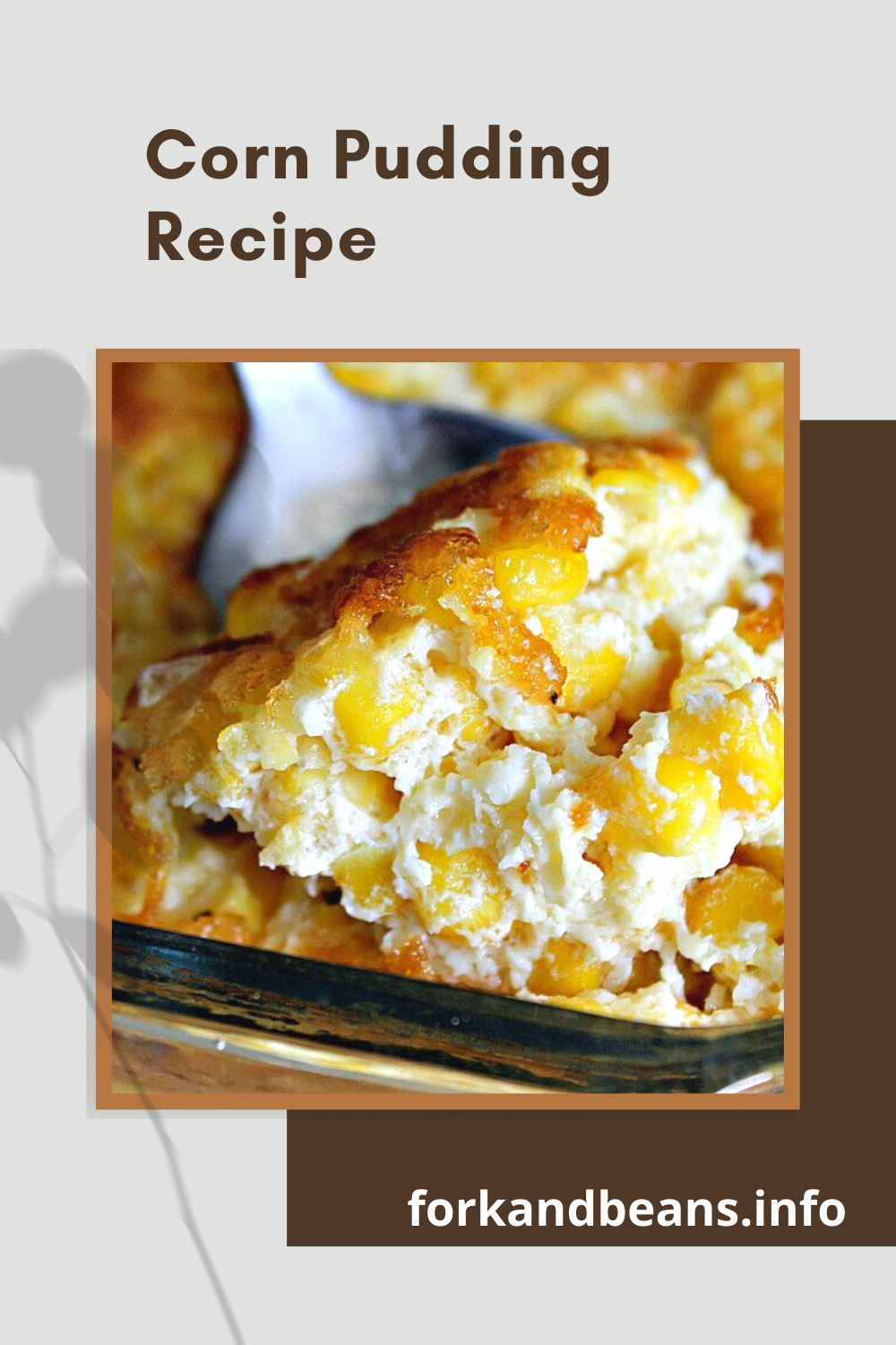 AUTHENTIC CORN PUDDING FOR THE WHOLE YEAR