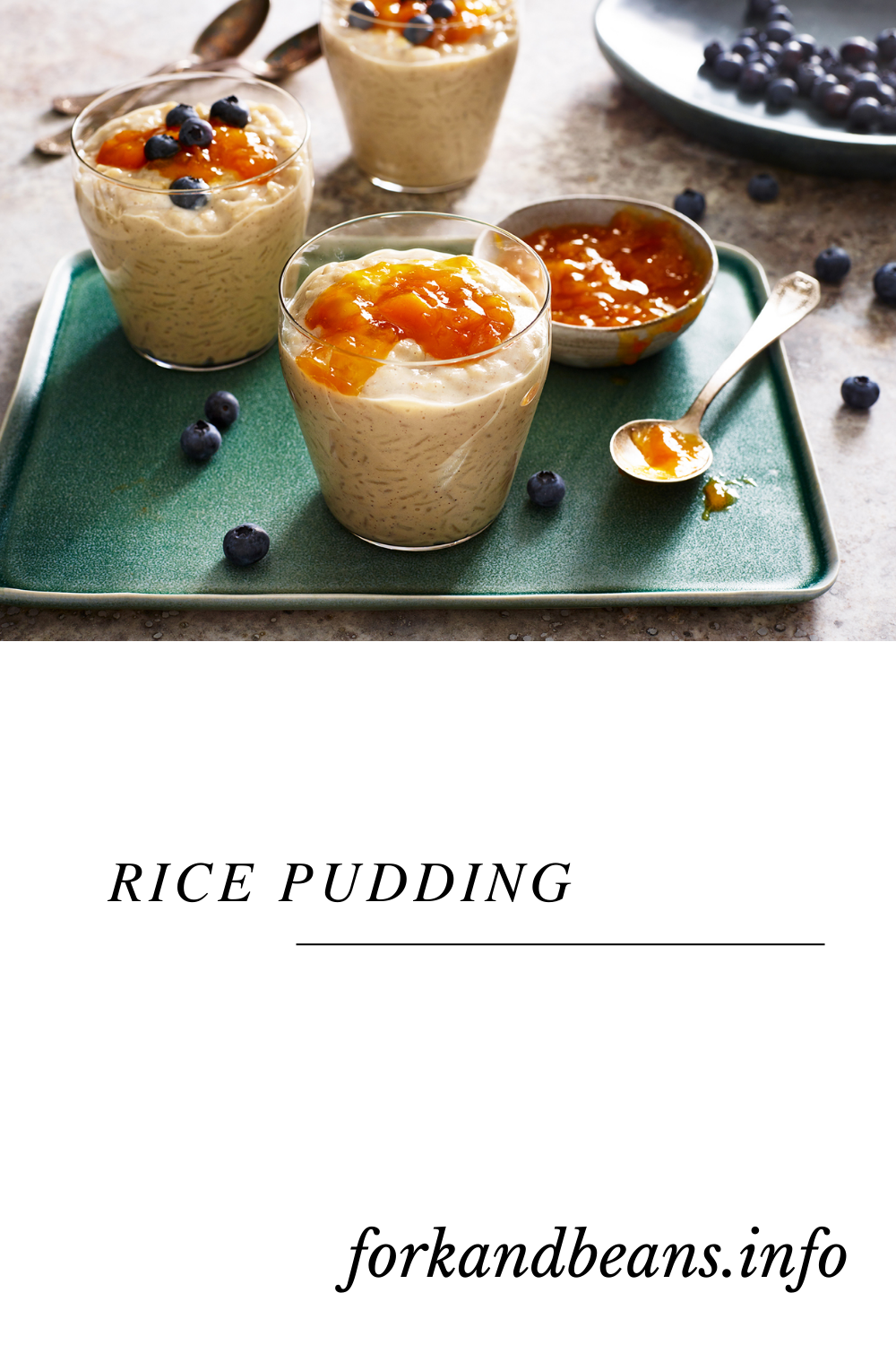 Rice Pudding With Vanilla.