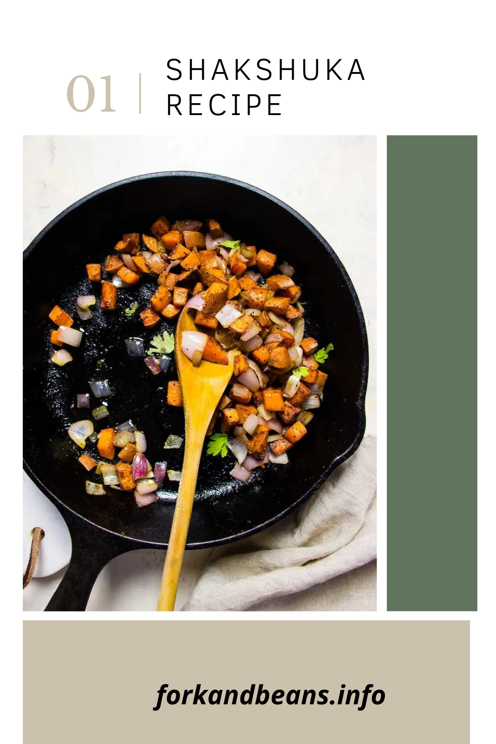 Hash with sweet potatoes from Mexico with spinach and black beans