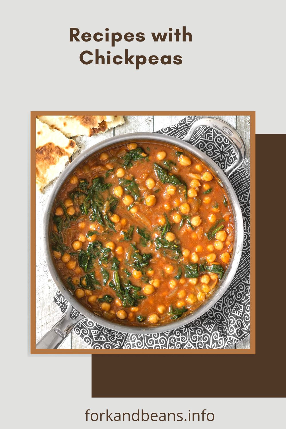 Recipe for Curried Chickpeas with Spinach