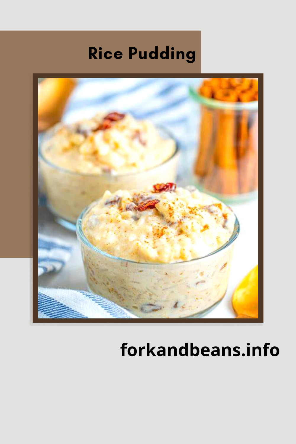 AN EASY RICE PUDDING RECIPE