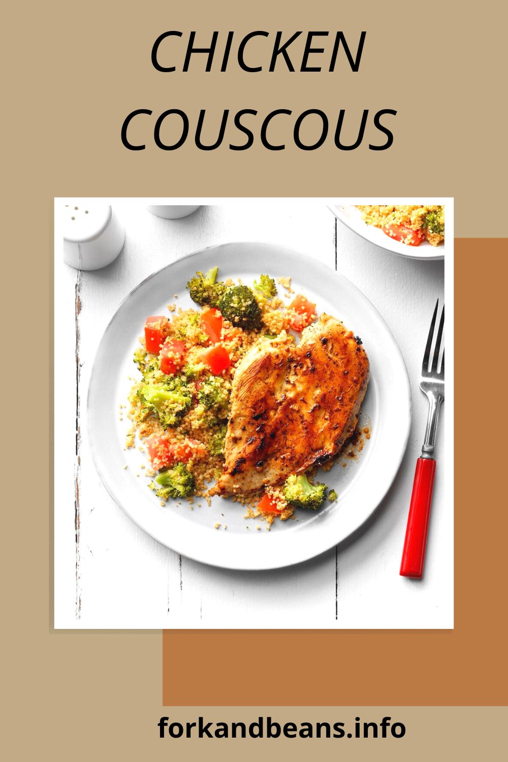 Recipe for chicken with couscous